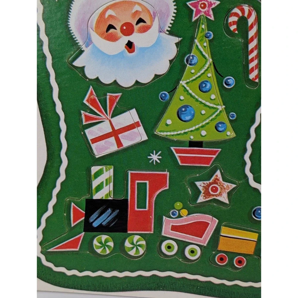 RAND MCNALLY Christmas Stocking‎ Puzzle 1973